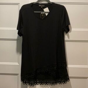 DC Black V-Neck Top